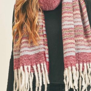 Multi Color Stripe Scarf