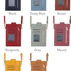 Cellphone Crossbody with clear Window